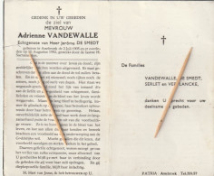 Assebroek, 1952, Adrienne Van De Walle, De Smedt - Devotion Images