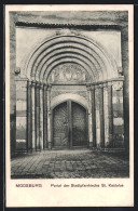 AK Moosburg, Portal Der Stadtpfarrkirche St. Kastulus  - Moosburg