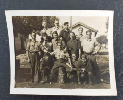 Photo Ancienne Militaire Soldat Larzac 1941 - War, Military