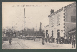 CP - 87 - Saint-Mathieu - La Gare - Saint Mathieu