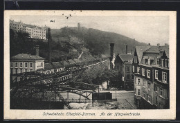 AK Elberfeld-Barmen, Kaspelerbrücke Mit Schwebebahn  - Autres & Non Classés