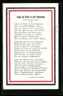 AK Liegt Ein Grab In Den Argonnen, Lied Von E. Gick  - War 1914-18
