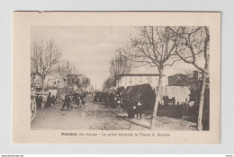 MESSINA  CHE  RISORGE:  LE  PRIME  BARACCHE  IN  PIAZZA  S. MARTINO  DOPO  IL  TERREMOTO  DEL  1908  -  FOTO  -  FP - Disasters