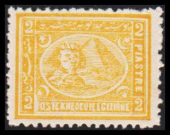 1872. EGYPT. 2 Pia. Sphinx & Pyramid. Hinged. (Michel 18) - JF545262 - 1866-1914 Ägypten Khediva