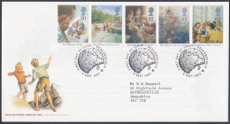 GB Great Britain 1997 FDC Enid Blyton Famous Five, Novel, Writer, Art, Stories, Pictorial Postmark, First Day Cover - Cartas & Documentos