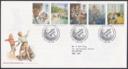 GB Great Britain 1997 FDC Enid Blyton Famous Five, Novel, Writer, Art, Stories, Pictorial Postmark, First Day Cover - Lettres & Documents