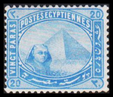 1879. EGYPT. 20 PARA Sphinx & Pyramid Hinged. (Michel 25) - JF545269 - 1866-1914 Khédivat D'Égypte