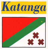 Flag Chromo -  Katanga  - 5 X 5 Cm - Other & Unclassified