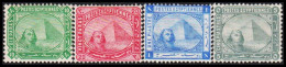 1884-1902. EGYPT. Sphinx & Pyramid In Complete Set With 4 Stamps  Hinged. (Michel 32-35) - JF545273 - 1866-1914 Khedivate Of Egypt