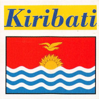 Flag Chromo -  Kiribati - 5 X 5 Cm - Other & Unclassified