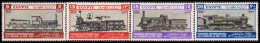 1933. EGYPT. CONGRES INTERNATIONAL DES CHEMINS DE FER. Locomotives In Complete Set. Hinge... (Michel 160-163) - JF545274 - Ungebraucht