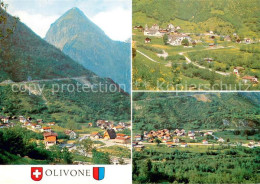 13687961 Olivone Ortsansichten Fliegeraufnahme Olivone - Other & Unclassified