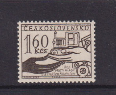 CZECHOSLOVAKIA  - 1963 Freedom From Hunger 1k60 Never Hinged Mint - Unused Stamps