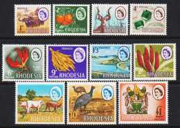 1966-1968. RHODESIA. Country Motives. Complete Set With11 Ex. Never Hinged. (Michel 46-56) - JF545284 - Rhodesië (1964-1980)