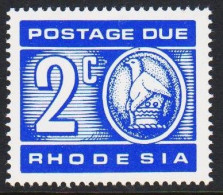 1970. RHODESIA. POSTAGE DUE 2c Never Hinged. (Michel Porto 12) - JF545288 - Rhodesië (1964-1980)