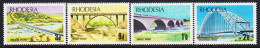 1969. RHODESIA. BRIDGES. 4 Ex. Never Hinged. (Michel 84-87) - JF545300 - Rhodesien (1964-1980)