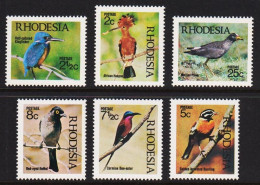 1971. RHODESIA. Birds Of Rhodesia. Complete Set With 6 Stamps Never Hinged. (Michel 108-113) - JF545305 - Rhodesië (1964-1980)