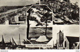 44 SAINT BREVIN LES PINS N°89 Côte De Jade Multivues Camping Port Forêt En 1962 édition Jacques Cadé - Autres & Non Classés