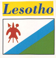 Flag Chromo -  Lesotho - 5 X 5 Cm - Sonstige & Ohne Zuordnung