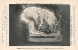 ISRAEL - Nazareth - Sommeil Dans La Grotte - Animé - Vue Générale - Carte Postale Ancienne - Israël