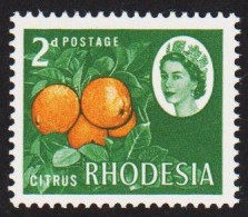 1966. RHODESIA. Country Motives. 2 D CITRUS Never Hinged. (Michel 25) - JF545308 - Rhodésie (1964-1980)