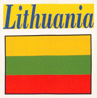 Flag Chromo -  Lithuania - 5 X 5 Cm - Other & Unclassified