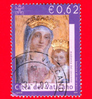 VATICANO - Usato - 2002 - Madonna Nella Basilica Vaticana - Madonna Del Soccorso - 0.62 - Used Stamps