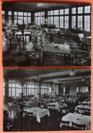 LOT DE 2 CARTES TREBOUL - 29 - GRAND HOTEL DE LA BAIE - LA SALLE A MANGER & LE BAR - 2  SCANS- 17 - Tréboul