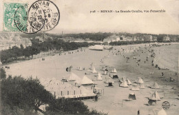 FRANCE - Royan - Vue D'ensemble De La Grande Conche  - Animé - Carte Postale Ancienne - Royan