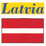 Flag Chromo -  Latvia - 5 X 5 Cm - Other & Unclassified