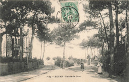 FRANCE - Royan - Vue Sur L'entrée Du Parc - Animé - Carte Postale Ancienne - Royan