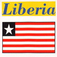 Flag Chromo -  Liberia - 5 X 5 Cm - Altri & Non Classificati