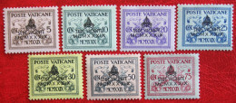 SEDE VACANTE 1939 Mi 73-79 Yv 85A-85G Ongebruikt / MH VATICANO VATICAN VATICAAN - Unused Stamps