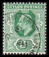 1903-1905. CEYLON. Edward VII. 3 C.  (MICHEL 132) - JF545337 - Ceylon (...-1947)