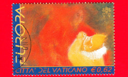 VATICANO - Usato - 2002 - Europa - Cristo E Il Circo, Opera Di Aldo Carpi - 0,62 - Used Stamps