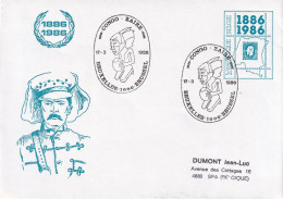 1886-1986 Congo. Zaïre     Bruxelles - Enveloppes