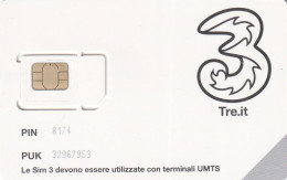 ITALIA GSM SIM TRE (E77.12.6 - GSM-Kaarten, Aanvulling & Voorafbetaald