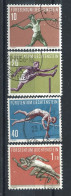 Liechtenstein N°304/07 (FU) 1956 - Sports Divers - Oblitérés