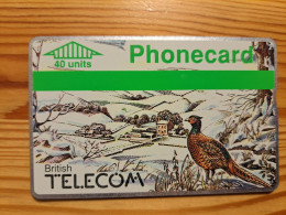 Phonecard United Kingdom - Bird, Pheasant - No Control Number - BT Souvenir