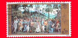 VATICANO - Usato - 2002 - Cappella Sistina Restaurata - Viaggio Di Mosè In Egitto - 0.77 - Used Stamps