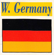 Flag Chromo -  West Germany - 5 X 5 Cm - Autres & Non Classés