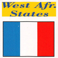 Flag Chromo -  West African States - 5 X 5 Cm - Other & Unclassified