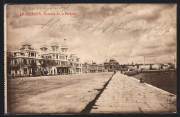 Postal La Coruna, Avenida De La Marina  - La Coruña