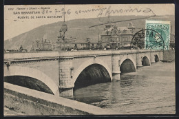 Postal San Sebastian, Puente De Santa Catalina  - Guipúzcoa (San Sebastián)