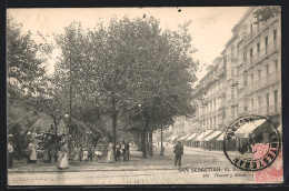 Postal San Sebastian, El Boulevard  - Guipúzcoa (San Sebastián)