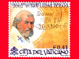 VATICANO - Usato - 2002 - Millenario Della Nascita Di Papa Leone IX - Ritratto Di Leone IX - 0.41 - Gebraucht