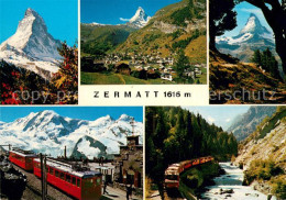 13660730 Zermatt VS Matterhorn Panorama Matterhornbahn Zermatt VS - Autres & Non Classés