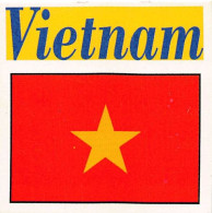 Flag Chromo -  Vietnam - 5 X 5 Cm - Sonstige & Ohne Zuordnung