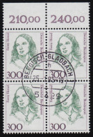 1433 Frauen 300 Pf OR-Viererbl. Tages-O - Usados