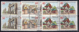 761-763 Portale Und Tore In Berlin 1986: Viererblock-Satz ESSt BERLIN 20.6.86 - Used Stamps